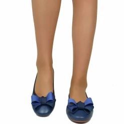 Ballerine in Nappa Beige Elasticizzate con Zeppetta interna
