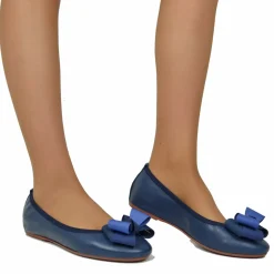 Ballerine in Nappa Beige Elasticizzate con Zeppetta interna