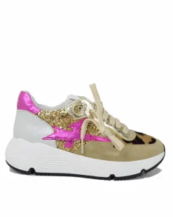 Denim Sneakers – Glitter, Leopard Print & Suede – Spring/Summer
